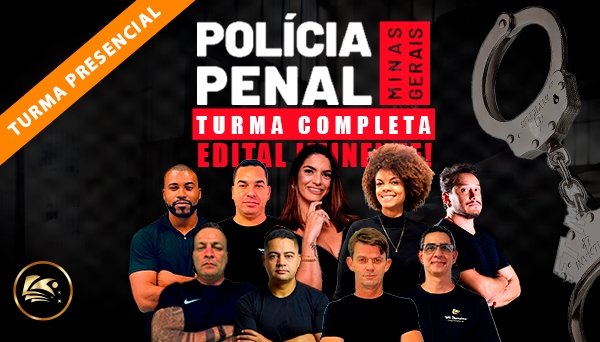 [PRESENCIAL] CURSO PREPARÁTORIO POLÍCIA PENAL DE MINAS GERAIS / PPMG - INSTITUTO AOCP - 2026 - PRÉ EDITAL