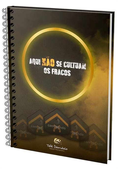 CADERNO PERSONALIZADO 200 FOLHAS